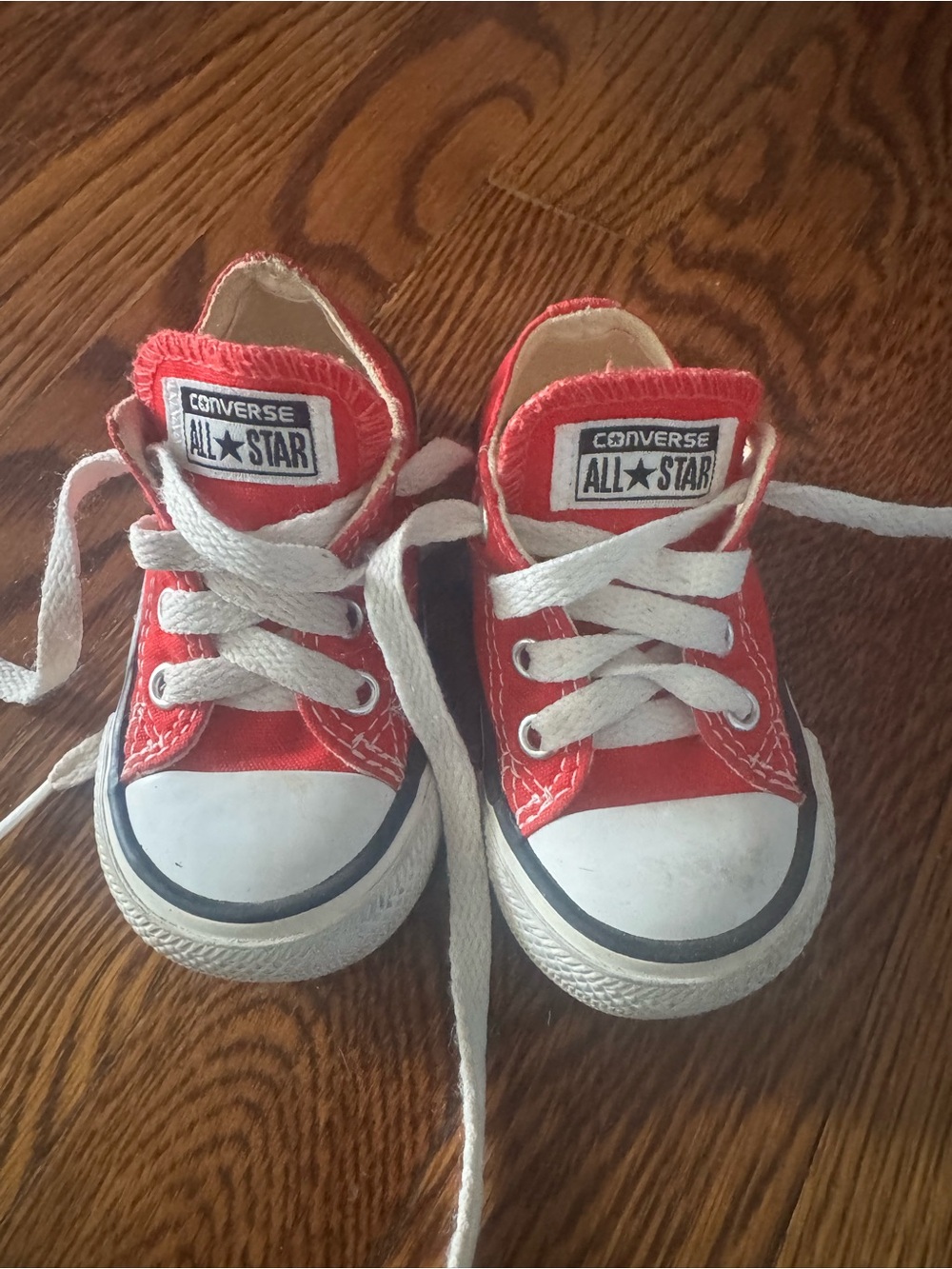 Kids' Red Low Top Sneakers